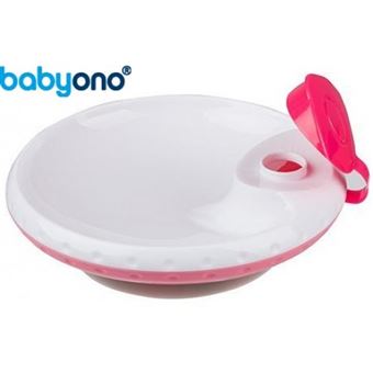 Taça com Ventosa para Manter Temperatura dos Alimentos Baby Ono | Rosa - 1