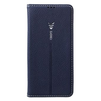 Capa Magunivers PU ranhuras para cartões de lithi azul escuro para Samsung Galaxy S10