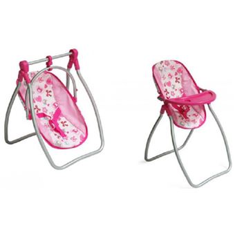 Cadeira Alta e Baloiço para Bonecas Moni Lovely bear - 1