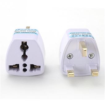 Adaptador Multi4you de Tomada EU / EUA / AU para UK - Branco - 1