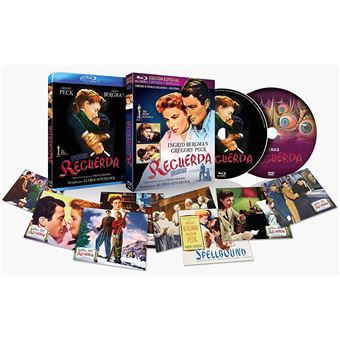 Spellbound (1945) / Recuerda + DVD Edicion Especial Limitada con Funda 3D + 8 Postales (2Blu-ray)