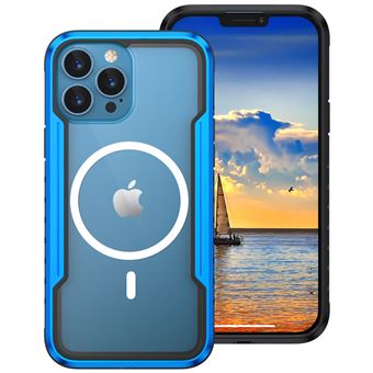 Capa iPhone 15 Pro MagSafe Frame Azul