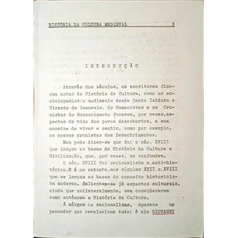 História da cultura medieval. - 1