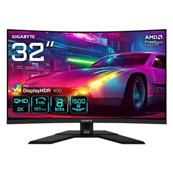 Monitor Gaming GIGABYTE M32QC | QLED | QHD | 1 ms | 165 Hz | 31.5&quot; | F - 1