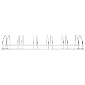 Suporte para 6 Bicicletas vidaXL | Aço Galvanizado - 1