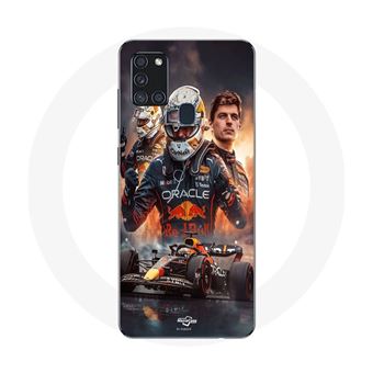 Capa Maniacase para Samsung Galaxy A21S Max Verstappen F1 Art Wallpaper - 1