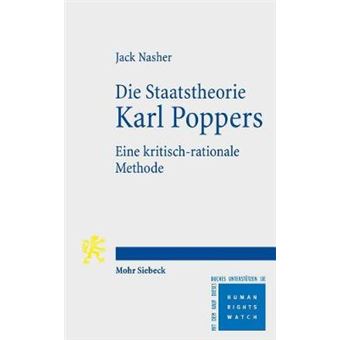 Die Staatstheorie Karl Poppers Eine Kritischrationale Methode - 1