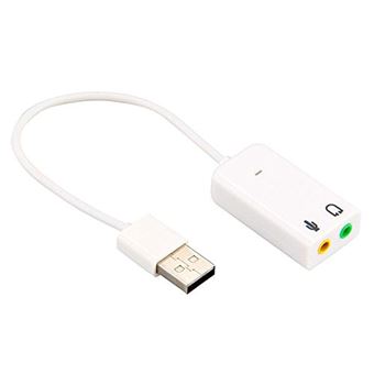 Placa de Som Externa Cn 7.1 Audio E Microfone Usb 2.0 - 1