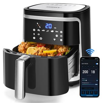 Fritadeira Sem Óleo Aigostar Cube Smart | Inteligente | 7L | 1900W - 1