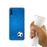 Capa Tpu Hapdey para Samsung Galaxy A50 2019 | Design Padrão de Esportes com Bola de Futebol - Transparente_3