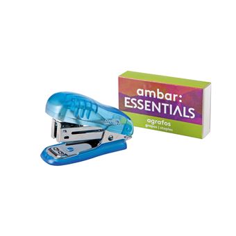 Mini Agrafador Ambar para 20 Folhas - 1