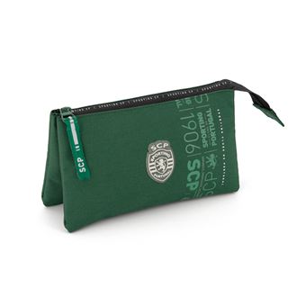 Estojo de 3 Compartimentos Sporting CP - 1