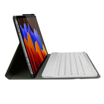 Capa Teclado Avizar para Galaxy Tab S7 Plus 12.| 4 Bluetooth | Função Stand - Dourado - 1