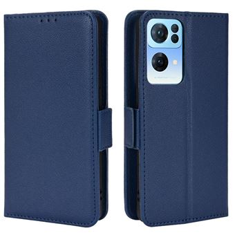 Capa FOXDOCK para OPPO Reno 7 Pro | Prova de Choque | Magnética| TPU | Suporte para Cartão | Azul - 1