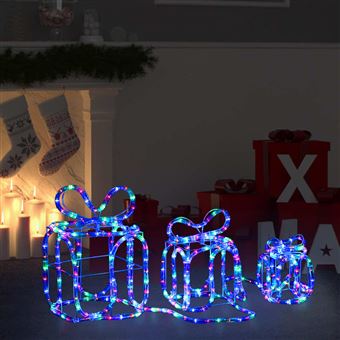 Caixas presente de Natal vidaXL com 180 luzes LED para interior/exterior - 1
