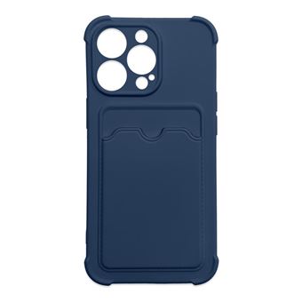 Capa de Silicone Lmobile Rígida Com Porta Cartão Iphone 13 Pro Max Azul - 1
