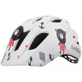 Capacete Bobike Kids Plus Teddy Bear | XS - Branco - 1