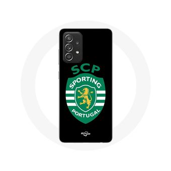 Capa Maniacase para Samsung Galaxy A52 SCP Sporting Portugal Fundo Preto - 1
