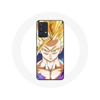 Capa Maniacase para Samsung Galaxy A32 5G do manga Dragon Ball, com o rosto irritado de Son Goku - 1