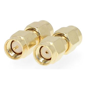 Conector Coaxial Nedis CSGB02110GD | Dourado - 1