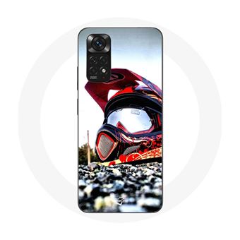Capa Maniacase para Xiaomiredmi Note 11S Casque Motocross - 1