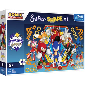 Puzzle Trefl Sonic The Hedgehog Sonic's World | 104 Peças - 1
