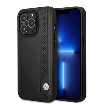 Capa traseira rígida BMW para iPhone 14 Pro Max - preto - 1