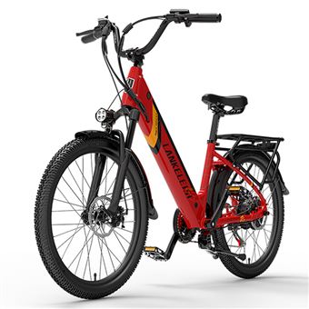 Bicicleta Eléctrica Lankeleisi ES500Pro | 48V 14.5ah | 500W - Vermelho - 1