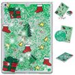Capa TPU Magunivers glitter quicksand presentes de Natal para Apple iPad 9.7 inch (2018)/Air 9.7 inch (2017)/Air 2/Air