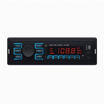 Auto-Rádio MP3 Bluetooth PERVOI CTC-2201 | Preto - 1