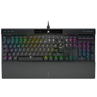 Teclado Gaming com Fios Corsair K70 RGB PRO | Idioma: Francês | Preto - 1