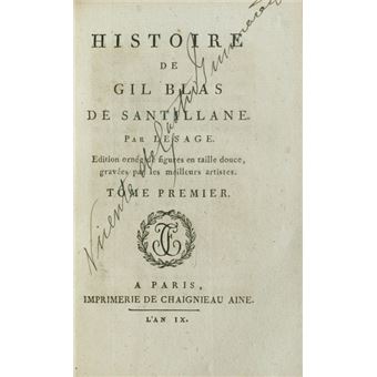 Histoire de gil blas de santillane. - 1