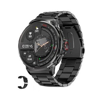 Smartwatch SZSMART V69 | 1.85" | Bluetooth | GPS | IP68 | + Correia de silicone | preto - 1