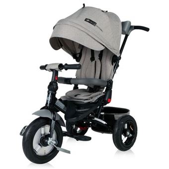 Triciclo Evolutivo LORELLI Jaguar com Capuz e Assento 360º  - Grey - 1