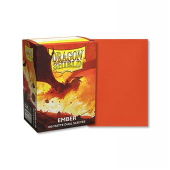 Dragon Shield Sleeves DUAL MATTE (100) EMBER - 1