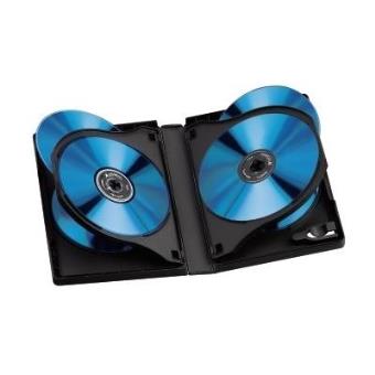 Hama DVD Box 6, Black, Pack - 3 pieces - 1