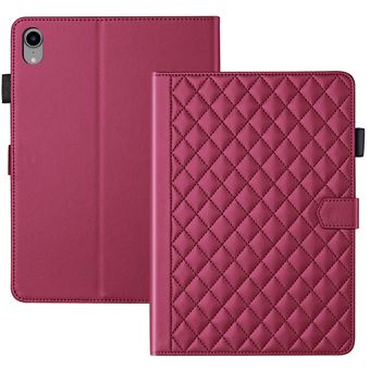 Capa FLOODKING para iPad Mini 6/7 | Tipo Livro | Acolchoada com Suporte | Fecho Magnético | Vermelho - 1