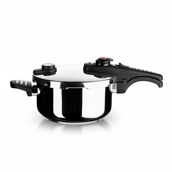 Panela de Pressão G-SOLA | 4 L | Aço Inoxidável 18/10 | Tripla Segurança | Níveis Rápido e Super Rápido | Compatível com Indução e Lava-Louças - 1