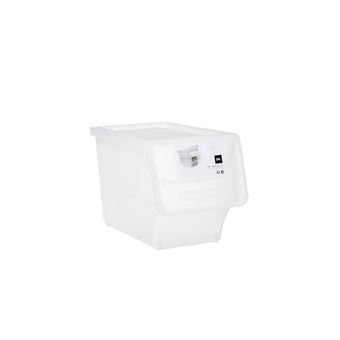 Caixa de Arrumação Home Kool Home | Abertura Frontal | 24 L - Transparente - 1