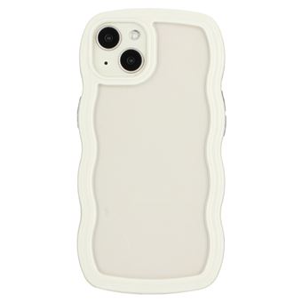Capa e TPU moldura colorida, à prova de queda Magunivers para iPhone 14 Plus - branco - 1
