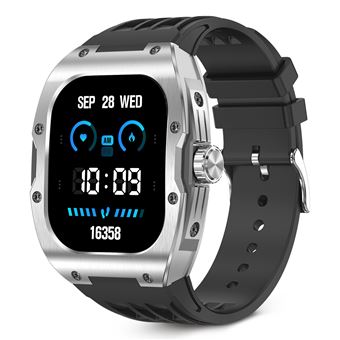 Smartwatch Ksix Hero | 45 mm | Metálico, Preto - 1