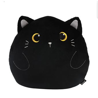 Peluche Almofada Grande itotal Gatinho Preto - 1