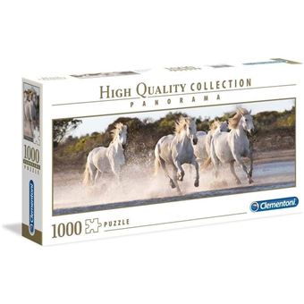 Puzzle Clementoni Panorama - Cavalos de Corrida - 1000 Peças - 1