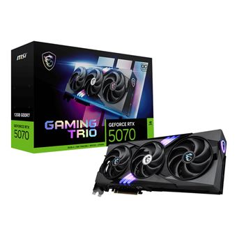 Placa de Vídeo MSI GAMING GeForce RTX 5070 12G TRIO OC | Preto - 1