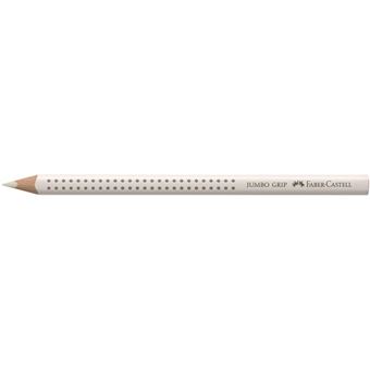 Lápis de Cor Faber-Castell Jumbo GRIP 110901 | Branco - 1