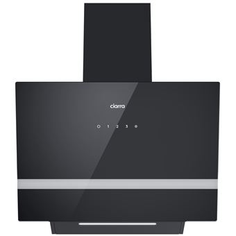 Exaustor Inclinado Ciarra CD6736HB | 60 cm | 650 m³/h | 4 Velocidades | Booster | 58dB| Wi-Fi | Recirculação | A+++ | Preto - 1