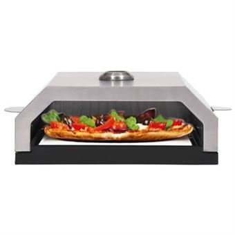 Forno de pizza vidaXL com pedra cerâmica para churrasqueira carvão ou gás - 1