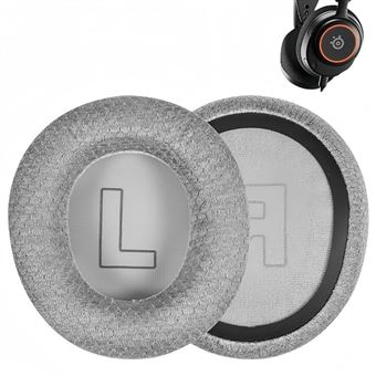 Almofadas para Auscultadores V-REEL para Steelseries Arctis Pro NOVA 3 5 7 Wired | Cinza | Tecido de Malha - 1