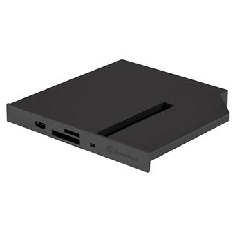 Painel Baía de Disco Silverstone FPS01-C | Preto - 1
