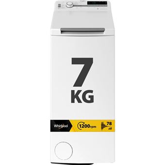 Máquina de Lavar Roupa Carga Superior Whirlpool TDLR 7251BS IT | 7 Kg | 1200 RPM | B | Branco - 1